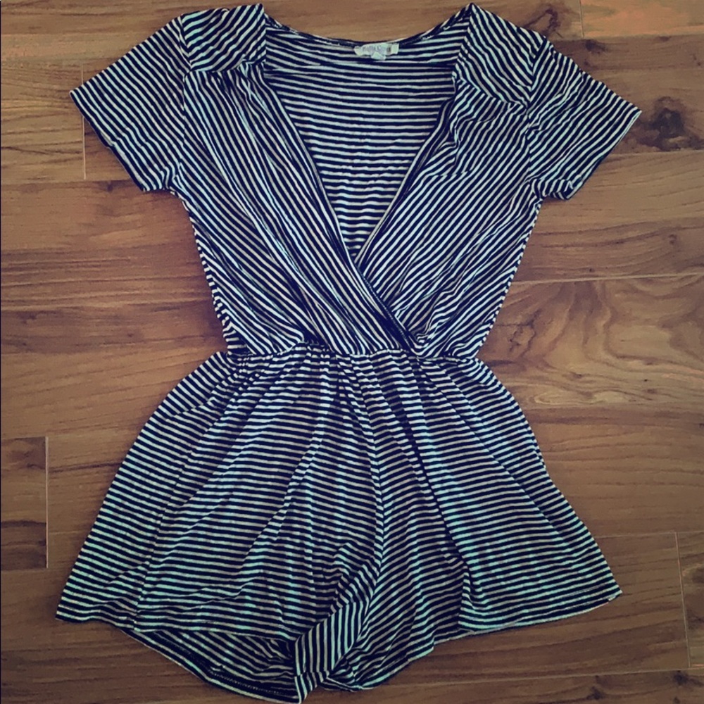 Striped Romper Rolla Coster
